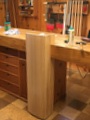 Curved Side and Back Assembly Ready for Dowels